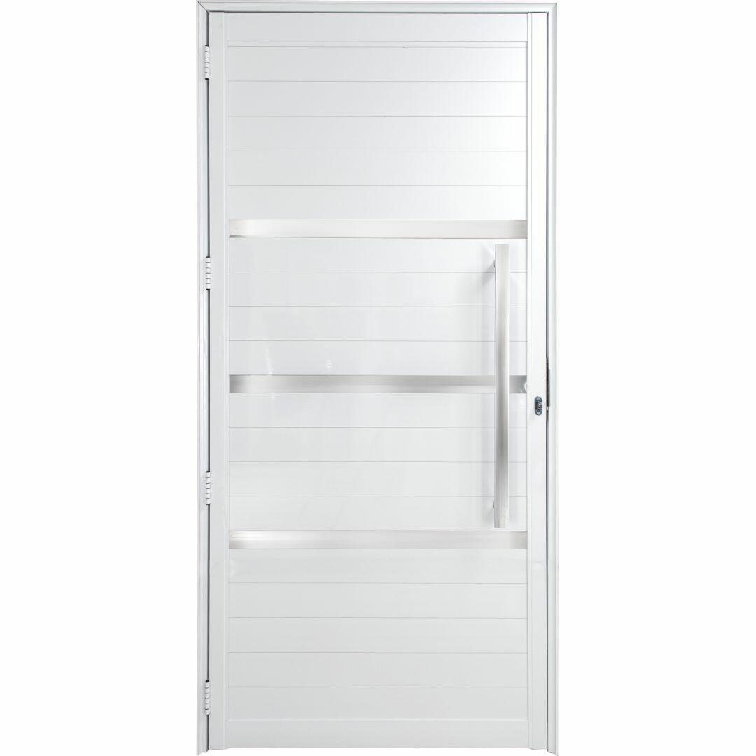 PORTA LAMBRI COM FRISO COM PUXADOR RETO GRANDE 80CM - CRV Portas e